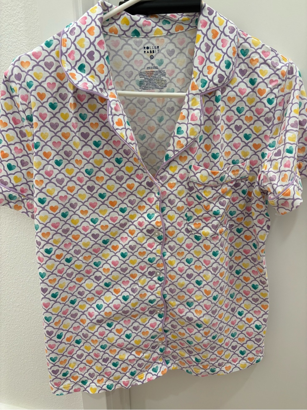 Roller Rabbit x Target  Geo Hearts Short Sleeve Pajama